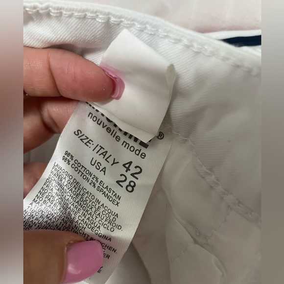 Machine Pour Neuf Mode white jeans with stripes, size USA 28, EU 42 - Picture 5 of 5